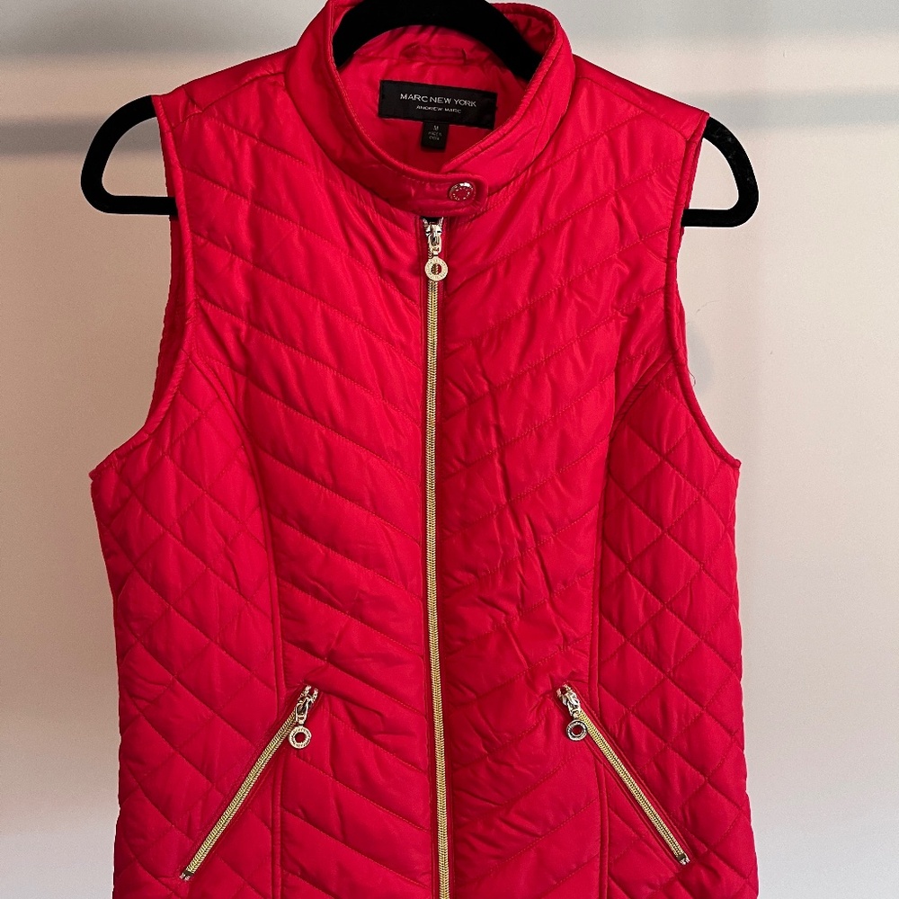 Red Quilted Vest